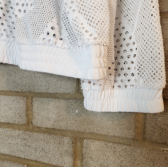 NTouch Eyelet Zipup White Mesh Jacket - Picture 6 of 6